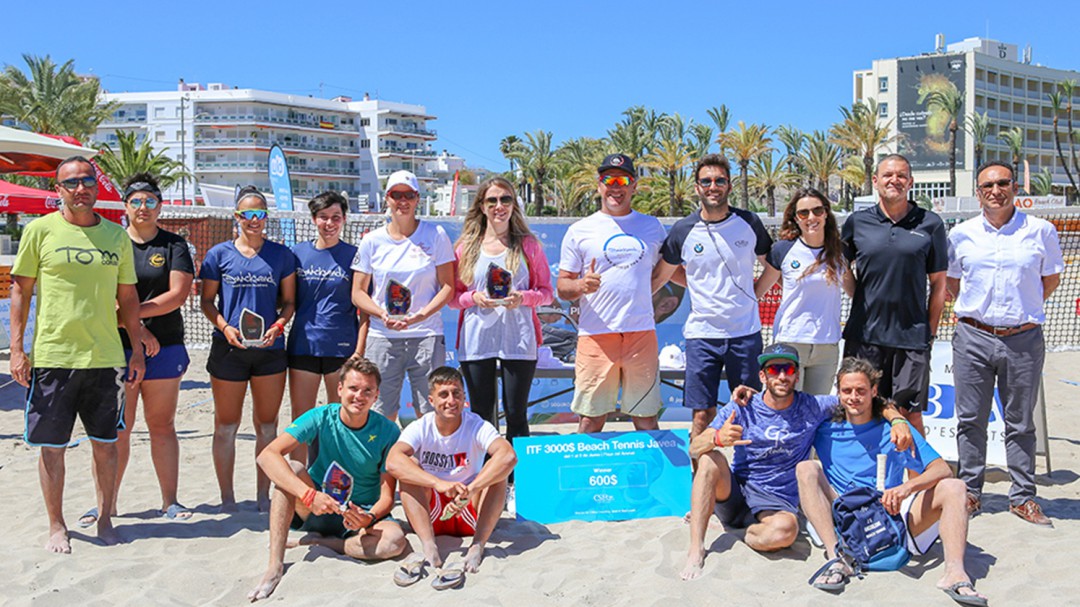 Las parejas favoritas fueron las ganadoras en el ITF 3000$ Beach Tennis