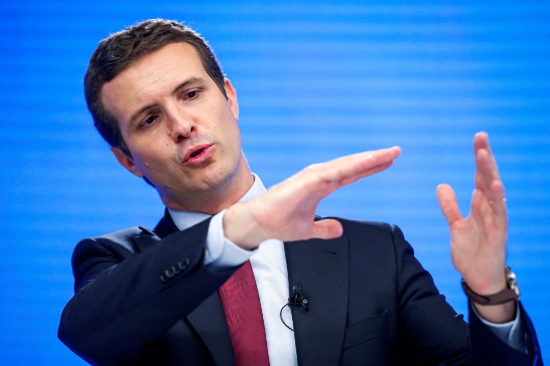 El presidente nacional del PP, Pablo Casado El presidente nacional del PP, Pablo Casado