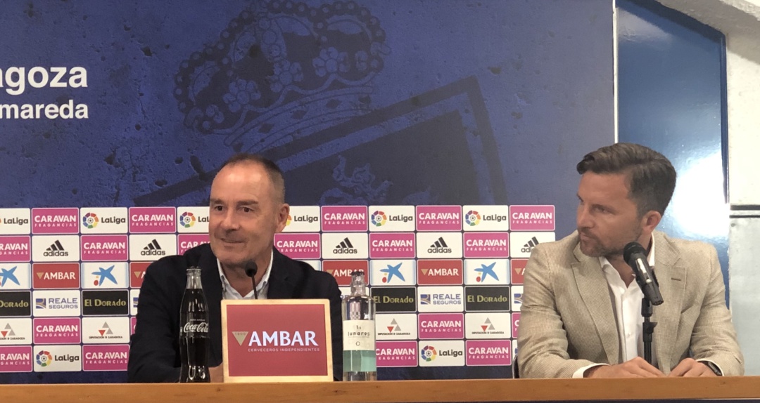 Víctor Fernández y Lalo Arantegui preparan el nuevo Real Zaragoza Víctor Fernández y Lalo Arantegui preparan el nuevo Real Zaragoza