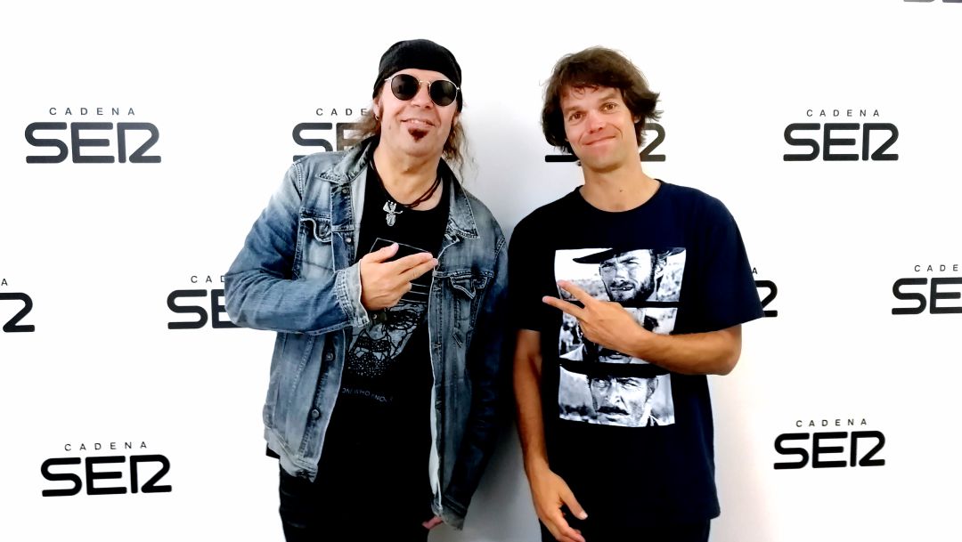 Vargas y Jagger en los estudios de la cadena SER Vargas y Jagger en los estudios de la cadena SER