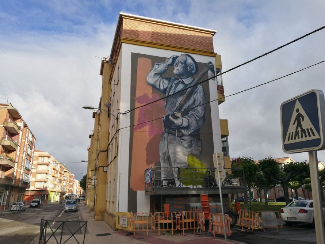 El mural se encuentra ya muy avanzado El mural se encuentra ya muy avanzado