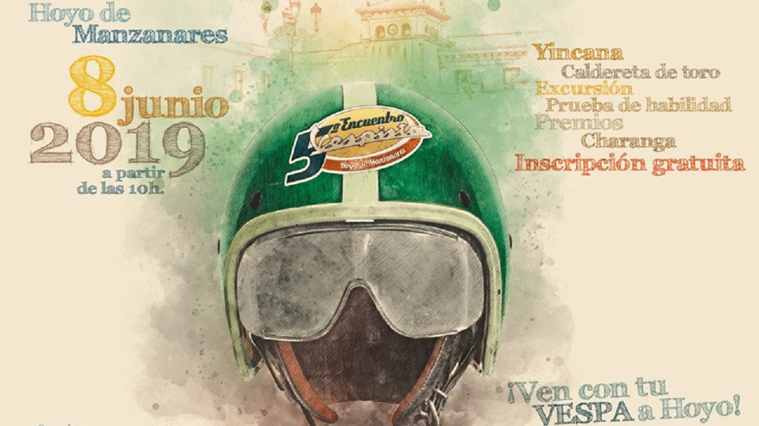 Hoyo de Manzanares, 'capital de la Vespa' durante el fin de semana