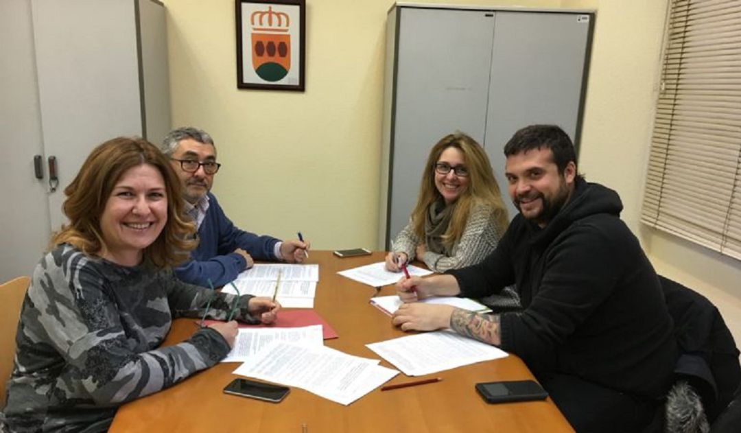 Natalia de Andrés, candidata del PSOE de Alcorcón y Jesús Santos, candidato de Unidas Podemos Ganar Alcorcón Natalia de Andrés, candidata del PSOE de Alcorcón y Jesús Santos, candidato de Unidas Podemos Ganar Alcorcón