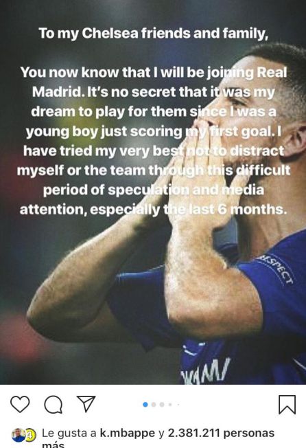 El gesto de Mbappé por redes sociales que ha llenado de ilusión a madridismo El gesto de Mbappé por redes sociales que ha llenado de ilusión a madridismo