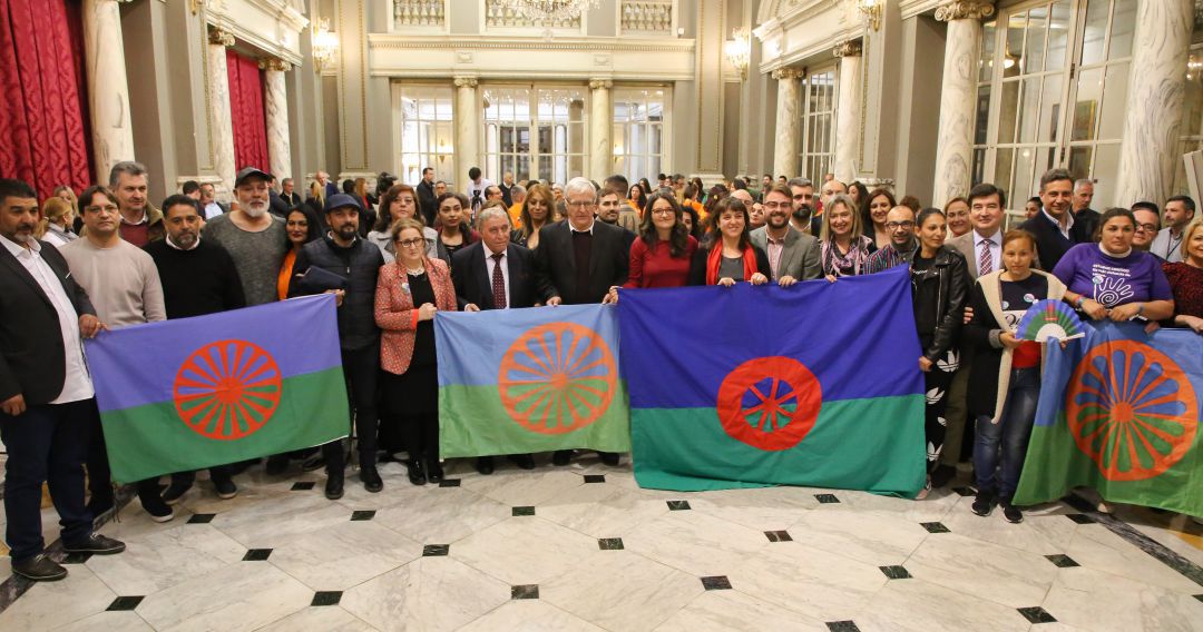 Acto institucional de celebración el pasado mes de abril en el Ayuntamiento de Valencia del Día Internacional del Pueblo Gitano Acto institucional de celebración el pasado mes de abril en el Ayuntamiento de Valencia del Día Internacional del Pueblo Gitano