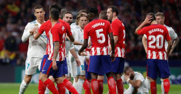 Imagen de ese primer derbi en el Wanda Metropolitano Imagen de ese primer derbi en el Wanda Metropolitano