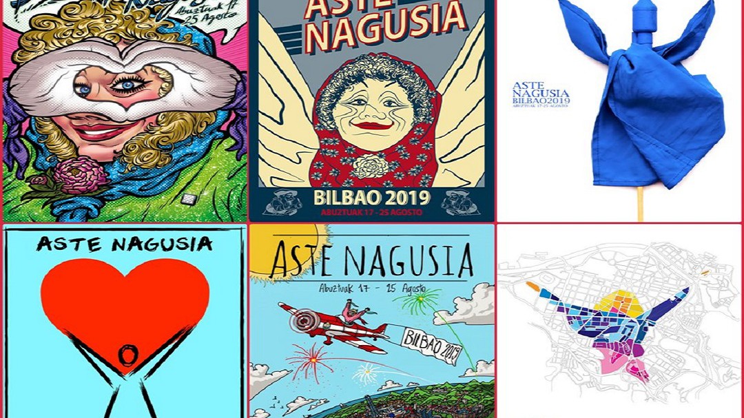 Vota por tu cartel favorito de Aste Nagusia 2019
