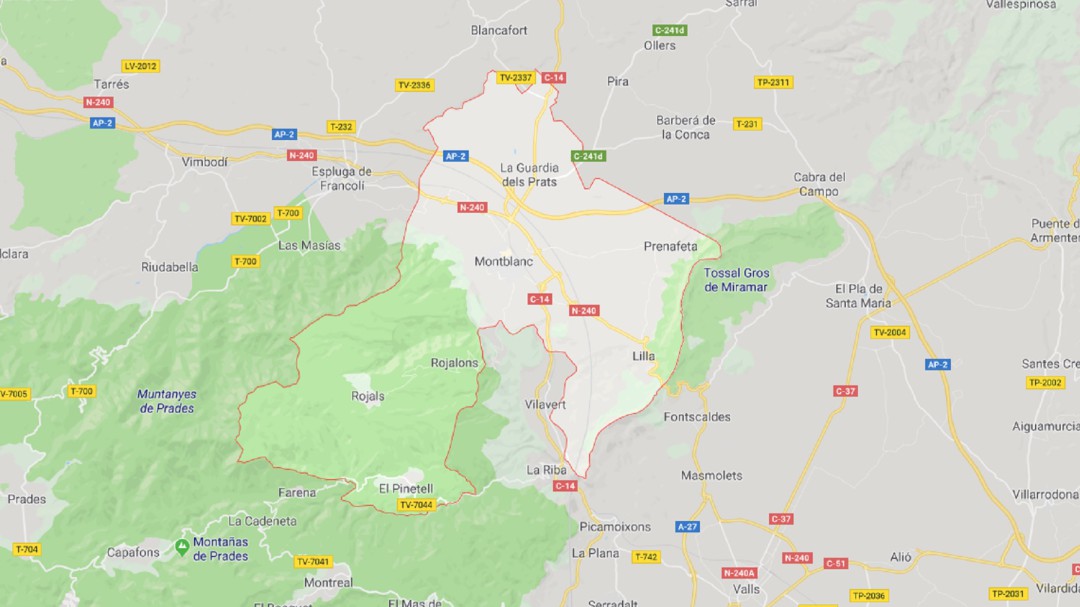 Muere un niño de tres años atropellado por su madre en Montblanc