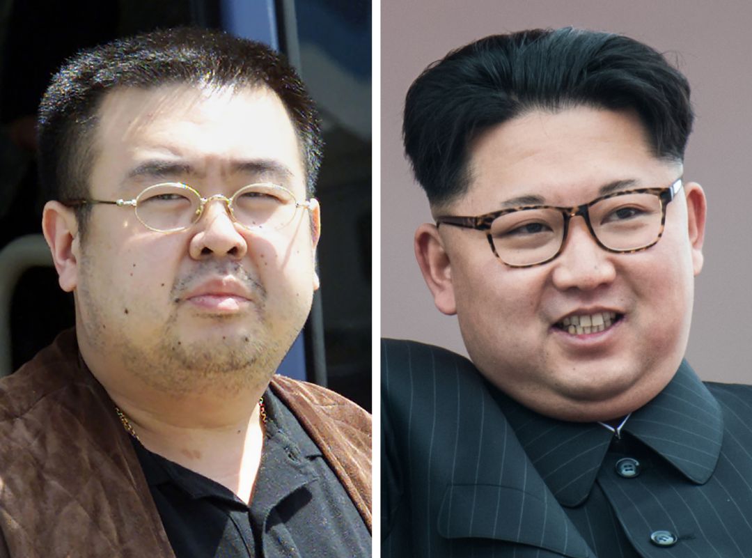 Kim Jong Nam (I) y Kim Jong-un (D) Kim Jong Nam (I) y Kim Jong-un (D)