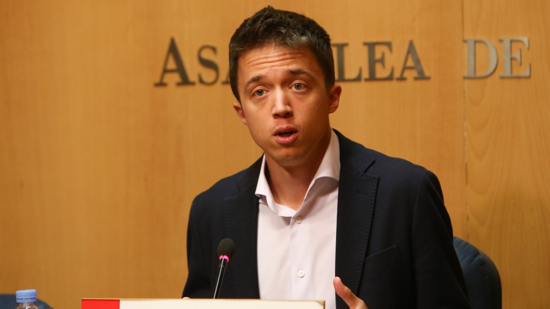 Errejón anuncia que recurrirán al Constitucional el pacto que les deja fuera