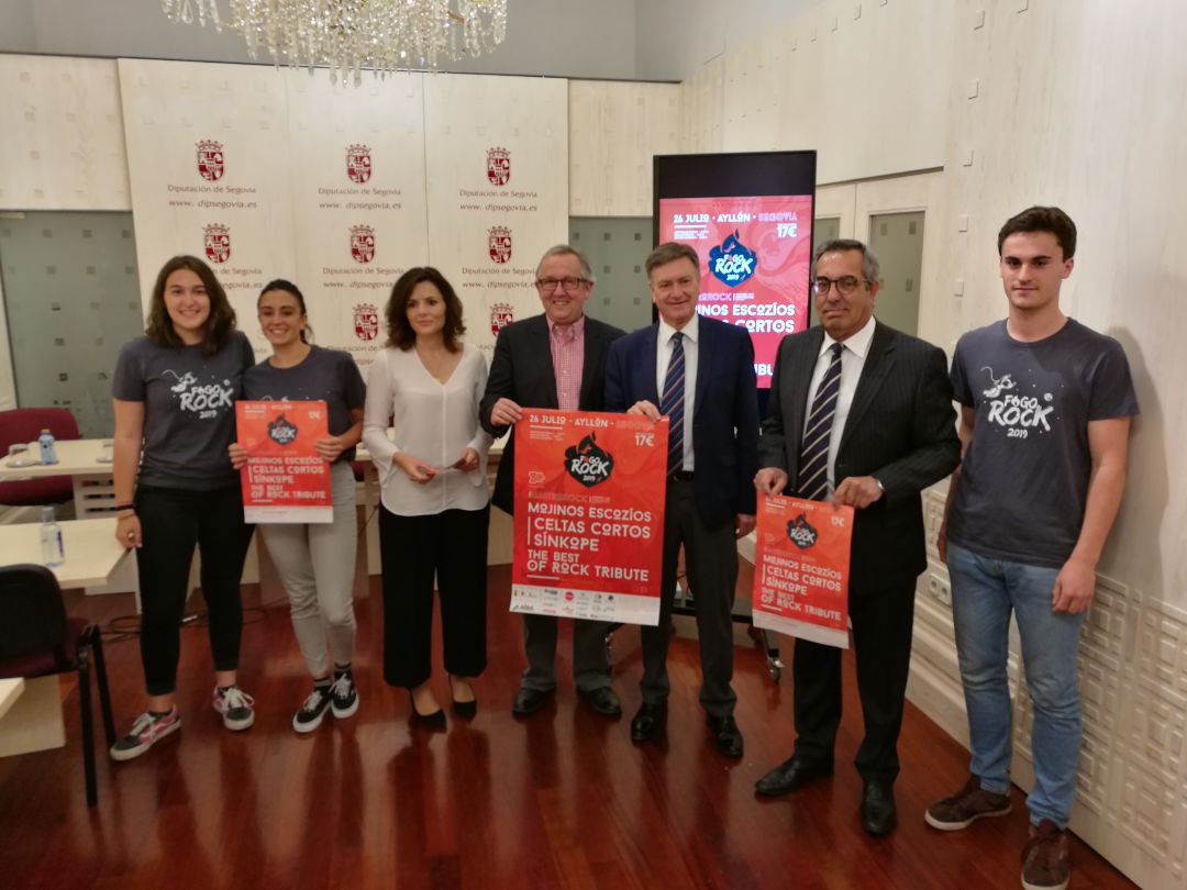 Presentación del Fogorock 2019 esta mañana en la Diputación Provincial Presentación del Fogorock 2019 esta mañana en la Diputación Provincial