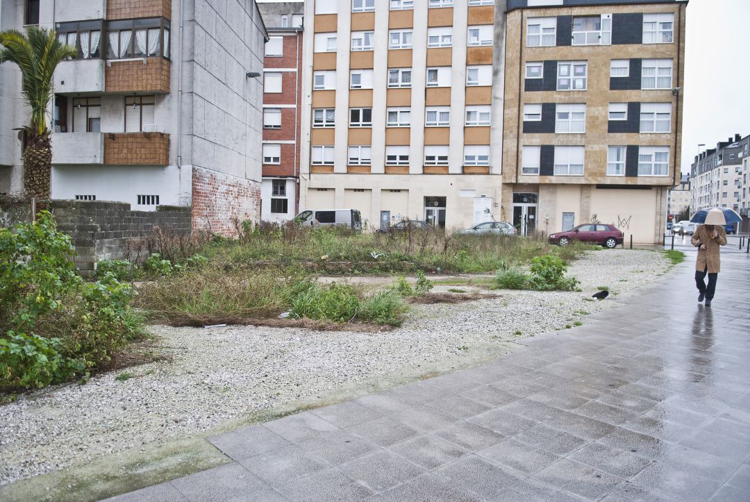 Finca en la que se construirá la plaza de Las Nuevas Tecnologías. Finca en la que se construirá la plaza de Las Nuevas Tecnologías.