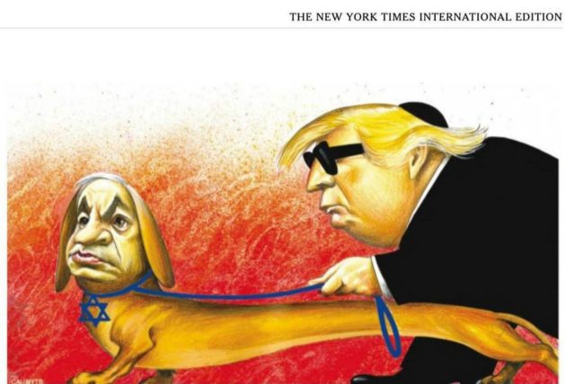 La viñeta que ha provocado las críticas de antisemitismo. La viñeta que ha provocado las críticas de antisemitismo.