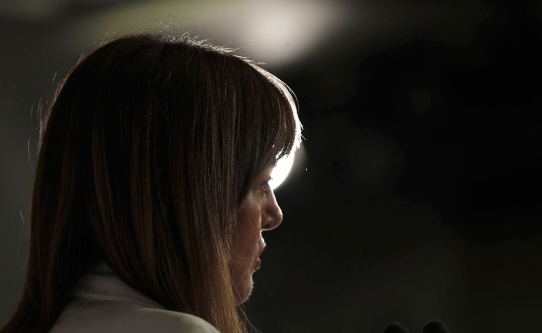 La secretaria general del PSE-EE, Idoia Mendia, durante su intervención este miércoles ante el Comité Nacional del partido, que se reúne para analizar los resultados de las elecciones municipales, forales y europeas, así como los posibles pactos en las instituciones vascas La secretaria general del PSE-EE, Idoia Mendia, durante su intervención este miércoles ante el Comité Nacional del partido, que se reúne para analizar los resultados de las elecciones municipales, forales y europeas, así como los posibles pactos en las instituciones vascas