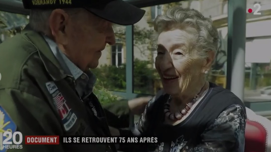 "Siempre te he amado, siempre": el reencuentro de una pareja que se conoció en la Segunda Guerra Mundial