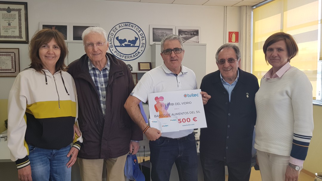 Tvitec colabora con la labor social del Banco de Alimentos del Sil