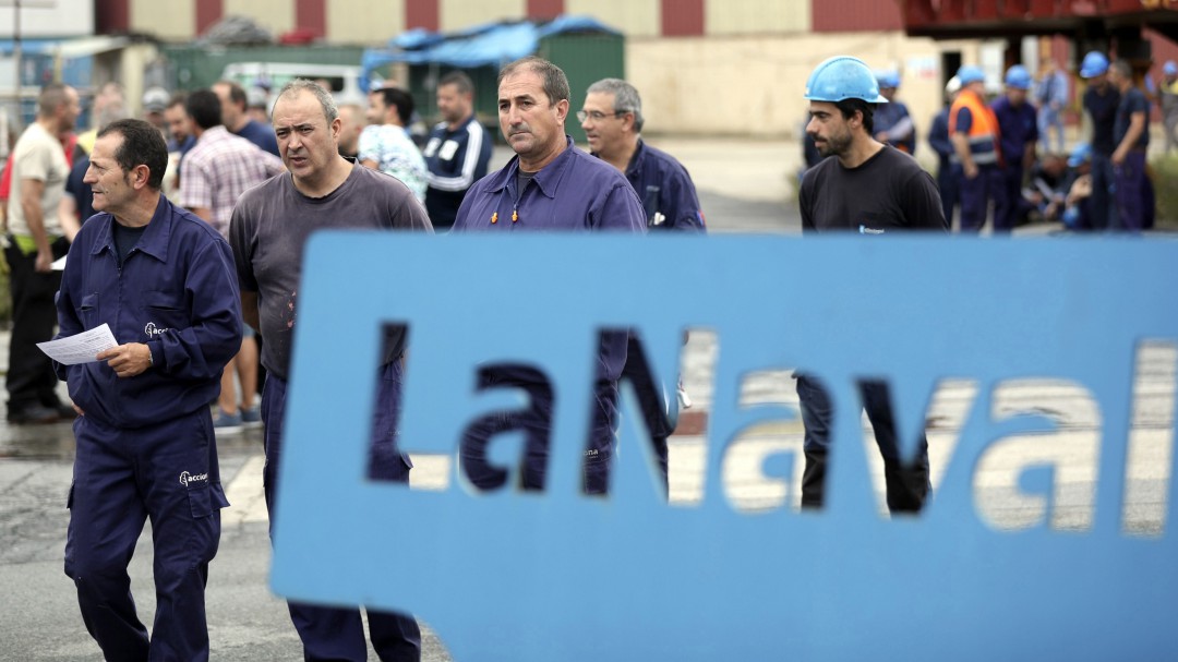 Retrasan a julio las incorporaciones a Navantia de extrabajadores de La Naval