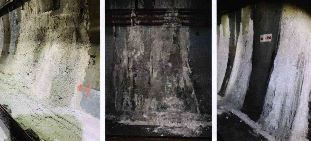 Imágenes de las filtraciones de agua del túnel de la línea 7b, que han sido adjuntadas al último informe de la Consejería de Transportes Imágenes de las filtraciones de agua del túnel de la línea 7b, que han sido adjuntadas al último informe de la Consejería de Transportes