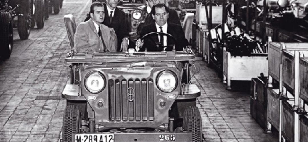Rey Juan Carlos I y Eduardo Barreiros Rey Juan Carlos I y Eduardo Barreiros
