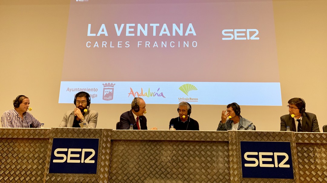 La Ventana, con Carles Francino y Antonio Banderas, desde Málaga
