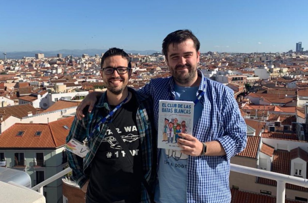 Guido Rodríguez de Lema y Juan Sánchez Verde en los estudios de la Cadena SER Guido Rodríguez de Lema y Juan Sánchez Verde en los estudios de la Cadena SER