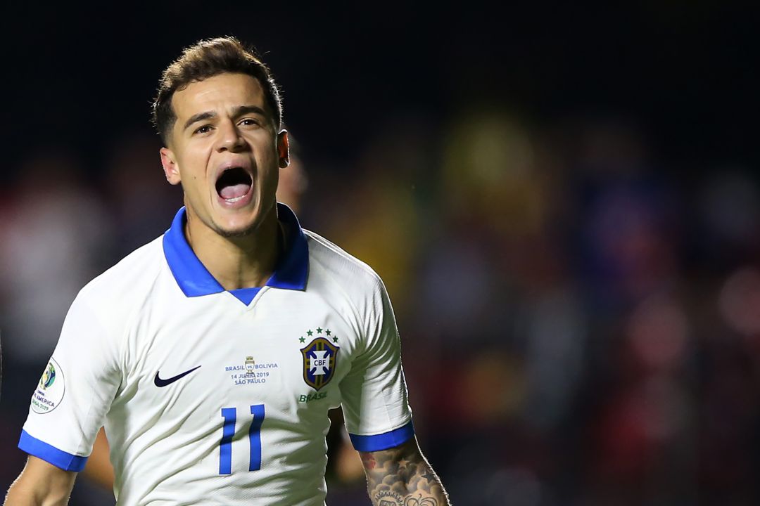 Coutinho, protagonista del Brasil - Bolivia Coutinho, protagonista del Brasil - Bolivia