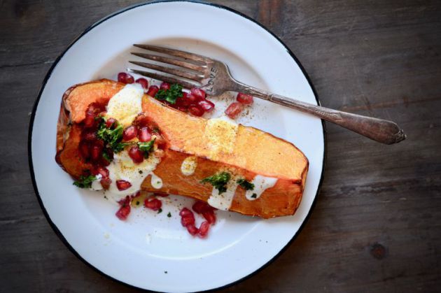 Calabaza asada. Calabaza asada.