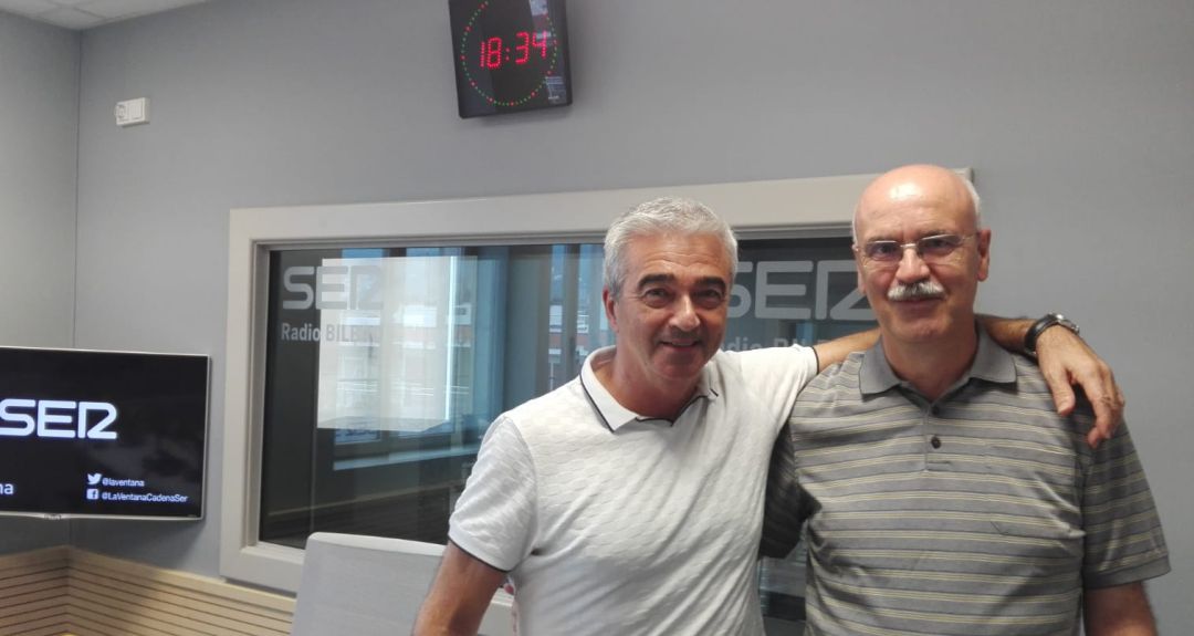 Carles Francino con el filósofo Agustín Ramos Carles Francino con el filósofo Agustín Ramos