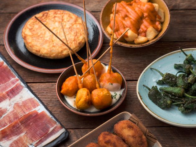 Tapas para compartir (Ibérica Victoria). Tapas para compartir (Ibérica Victoria).