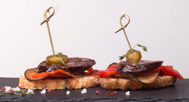 'Pintxos' del Perelyotny Kabak. 'Pintxos' del Perelyotny Kabak.