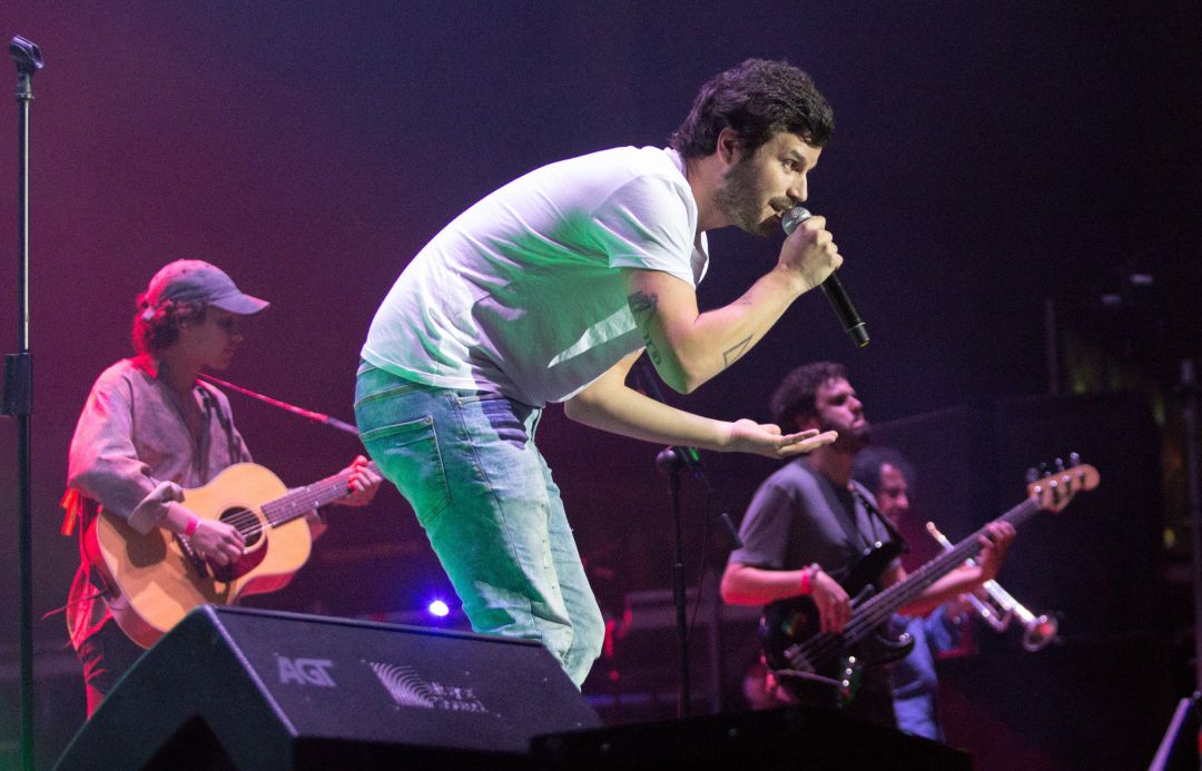 Fotografía de archivo de un concierto del grupo 'Taburete'. Fotografía de archivo de un concierto del grupo 'Taburete'.
