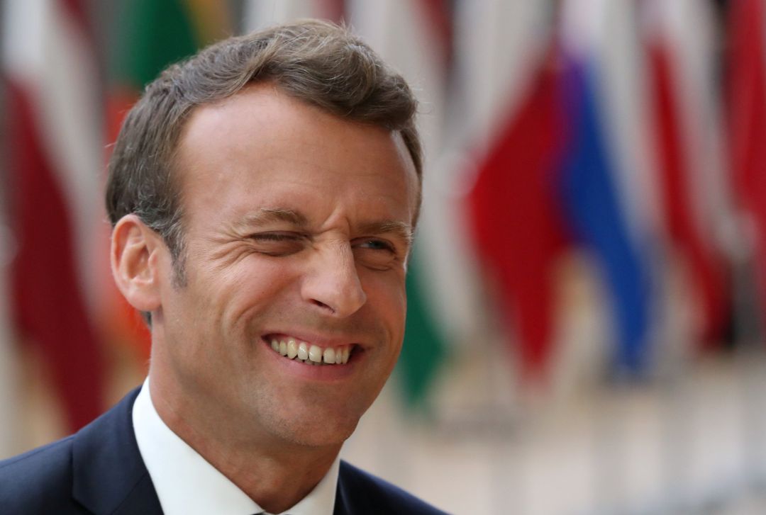 El presidente francés Emmanuel Macron El presidente francés Emmanuel Macron