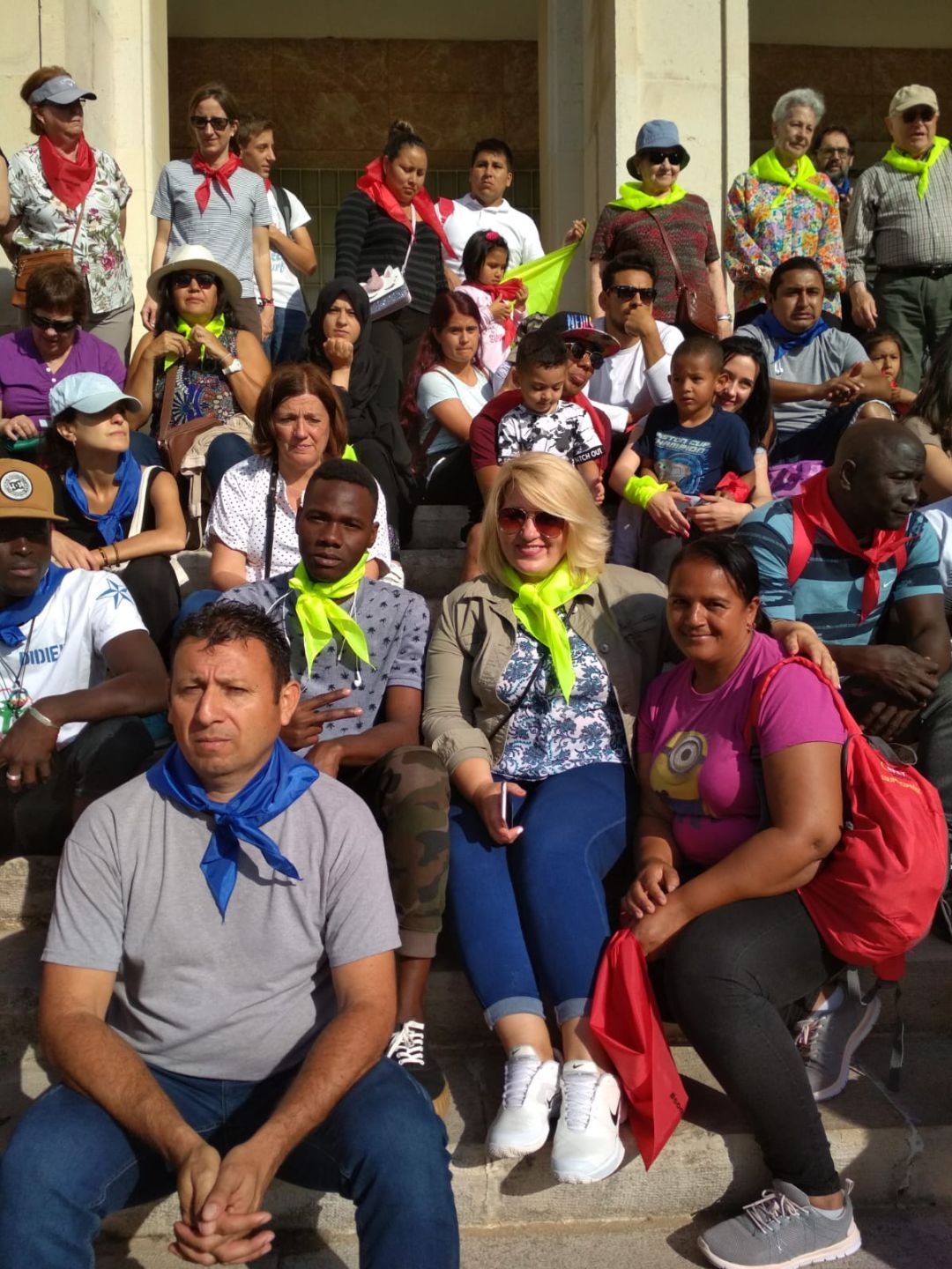 Varios inmigrantes del programa de acogida temporal de Cruz Roja, en las actividades del Día Internacional de las Personas Refugiadas, que se conmemora hoy. Varios inmigrantes del programa de acogida temporal de Cruz Roja, en las actividades del Día Internacional de las Personas Refugiadas, que se conmemora hoy.