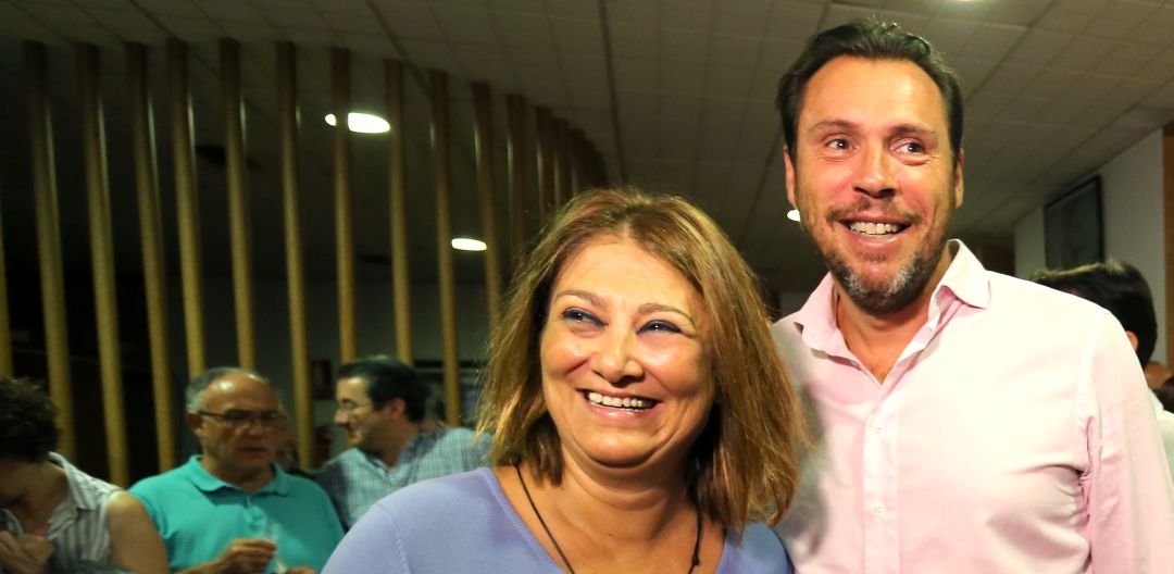 Teresa López y Óscar Puente, en una imagen de archivo Teresa López y Óscar Puente, en una imagen de archivo