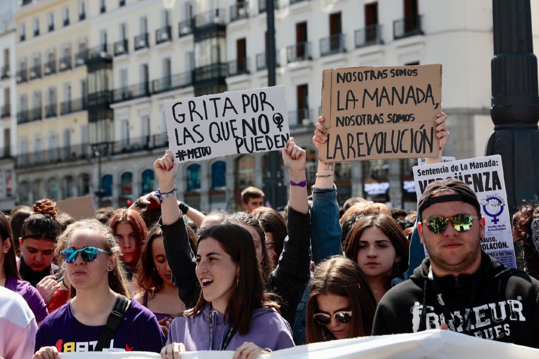 Manifestación en Madrid para protestar por la sentencia de La Manada Manifestación en Madrid para protestar por la sentencia de La Manada