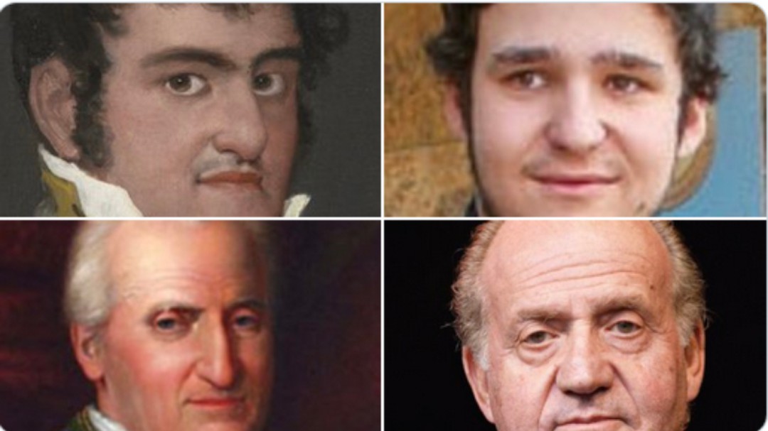 El llamativo parecido de los Borbones: las mismas caras dos siglos después
