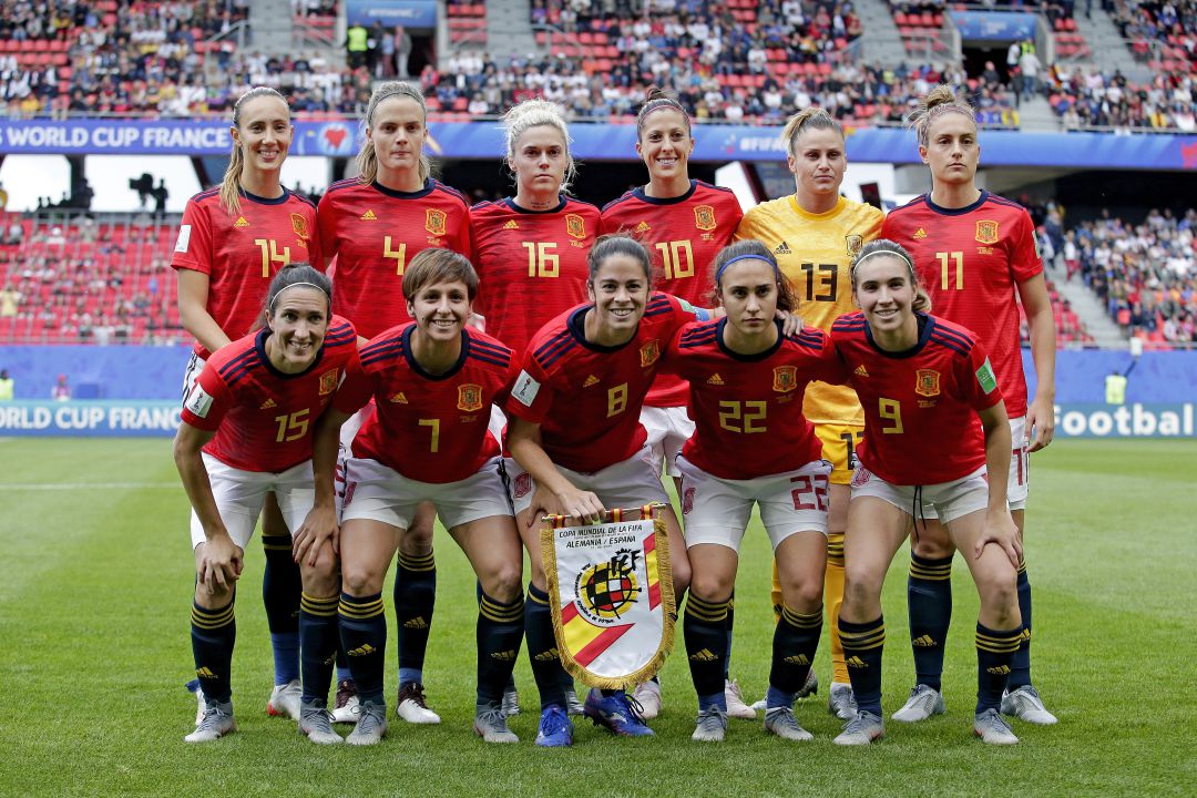 La Selección Española femenina ante Alemania La Selección Española femenina ante Alemania