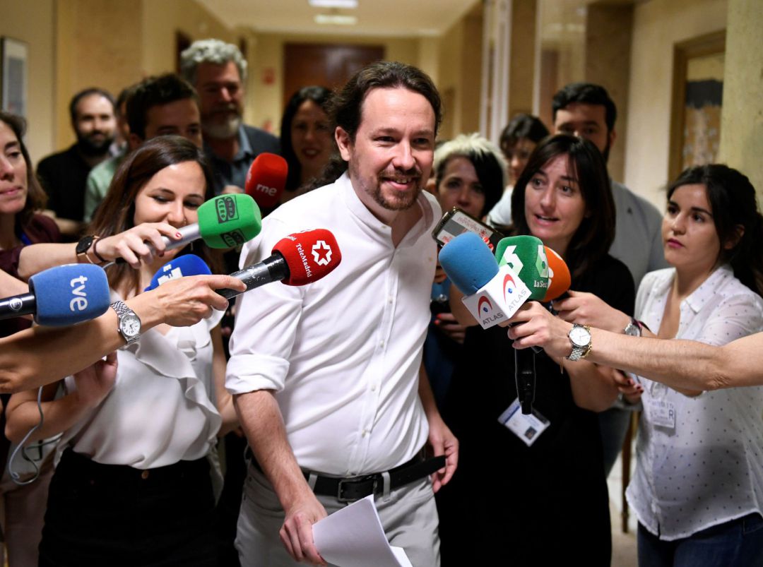 Pablo Iglesias en el Cogreso de los Diputados Pablo Iglesias en el Cogreso de los Diputados