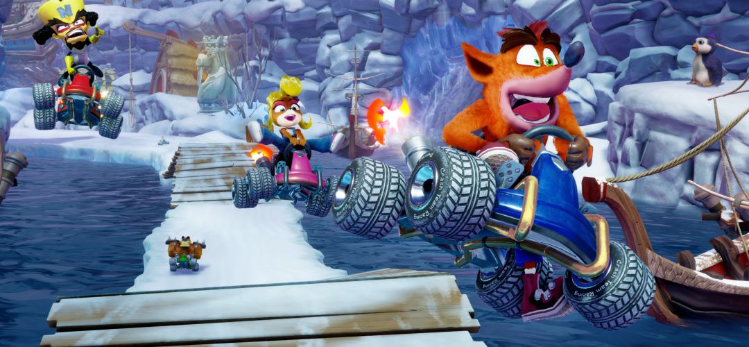 Crash y sus amigos a toda velocidad Crash y sus amigos a toda velocidad