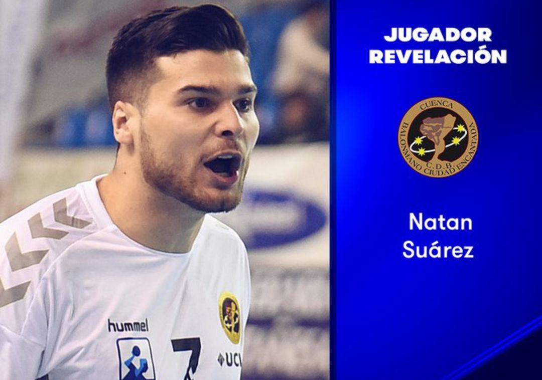 Natan Suárez, jugador revelación de la temporada para la ASOBAL Natan Suárez, jugador revelación de la temporada para la ASOBAL