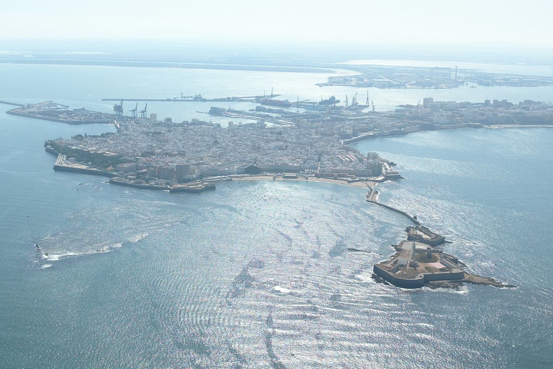 Fotografía aérea de Cádiz Fotografía aérea de Cádiz