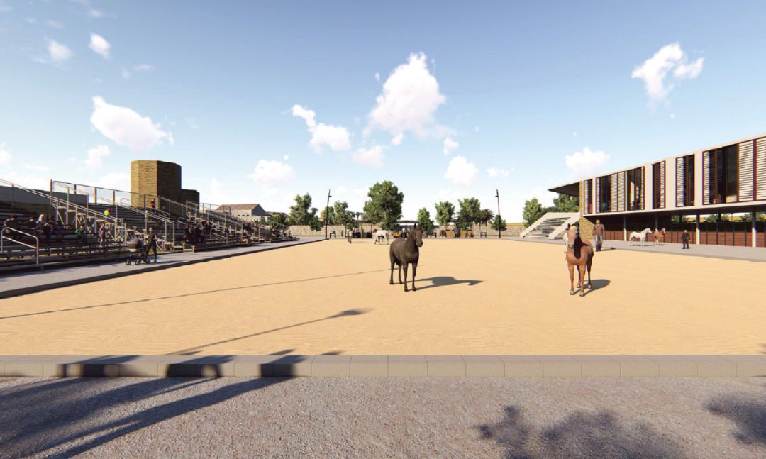 Infografía del proyecto de Córdoba Ecuestre para Caballerizas Reales Infografía del proyecto de Córdoba Ecuestre para Caballerizas Reales