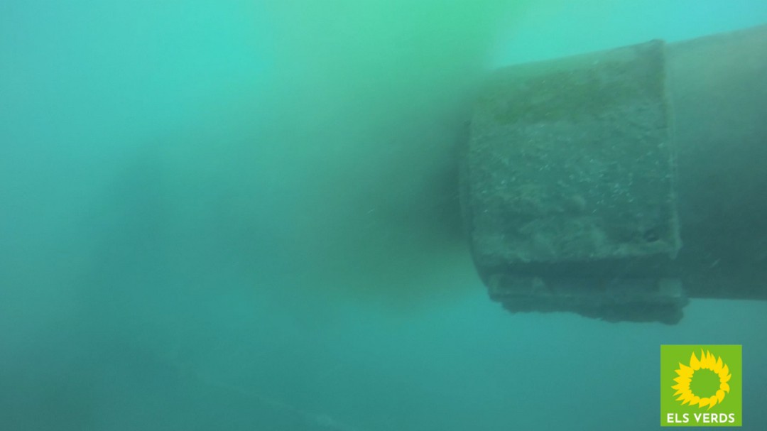 Els Verds denuncian deficiencias en el emisario submarino de Gandia