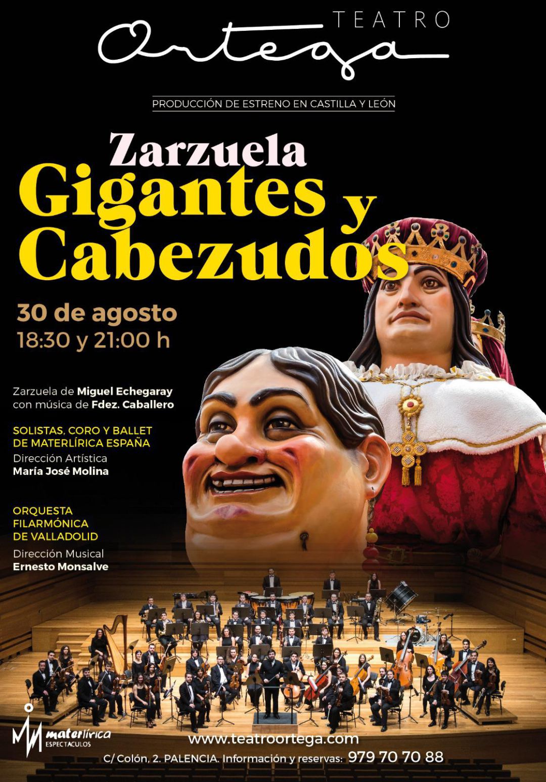 El Teatro Ortega ofrece el estreno de "Gigantes y Cabezudos" el 30 de agosto El Teatro Ortega ofrece el estreno de "Gigantes y Cabezudos" el 30 de agosto