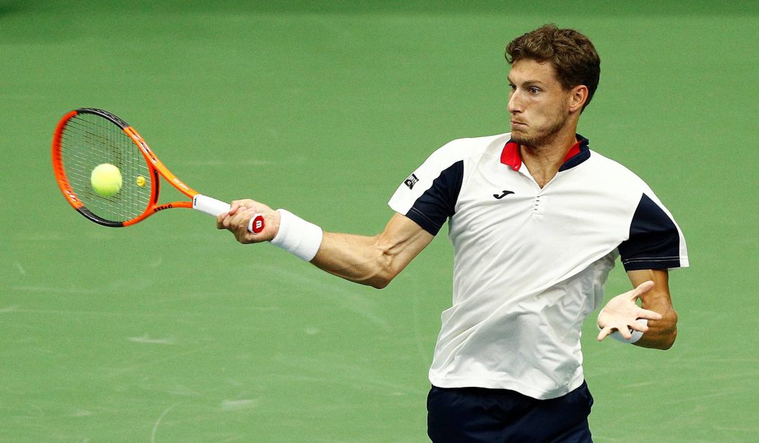 El tenista Pablo Carreño durante un encuentro El tenista Pablo Carreño durante un encuentro