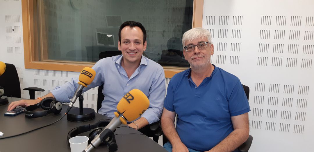 Antonio José Mesa, concejal del PP en Getafe, y Pedro Vigil, portavoz de Unidas Podemos en Fuenlabrada. Antonio José Mesa, concejal del PP en Getafe, y Pedro Vigil, portavoz de Unidas Podemos en Fuenlabrada.
