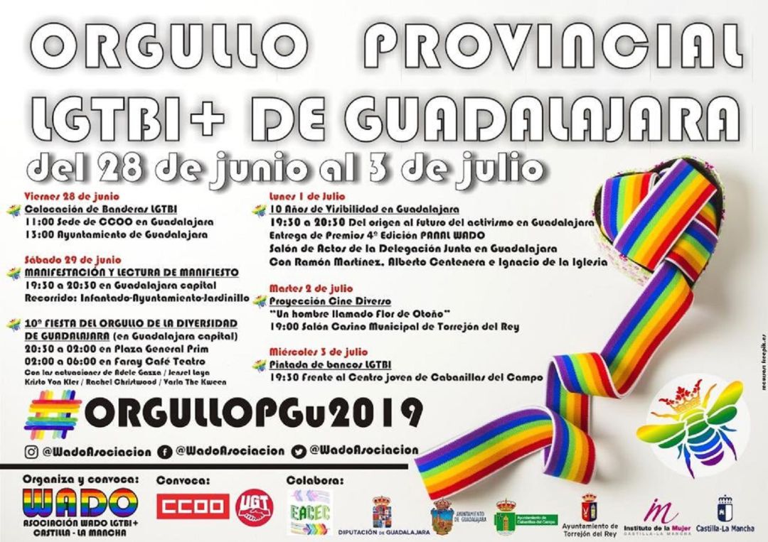 Fiesta y reivindicación este fin de semana en el X Orgullo LGTBI de Guadalajara: Fiesta y reivindicación este fin de semana en el X Orgullo LGTBI de Guadalajara Fiesta y reivindicación este fin de semana en el X Orgullo LGTBI de Guadalajara: Fiesta y reivindicación este fin de semana en el X Orgullo LGTBI de Guadalajara