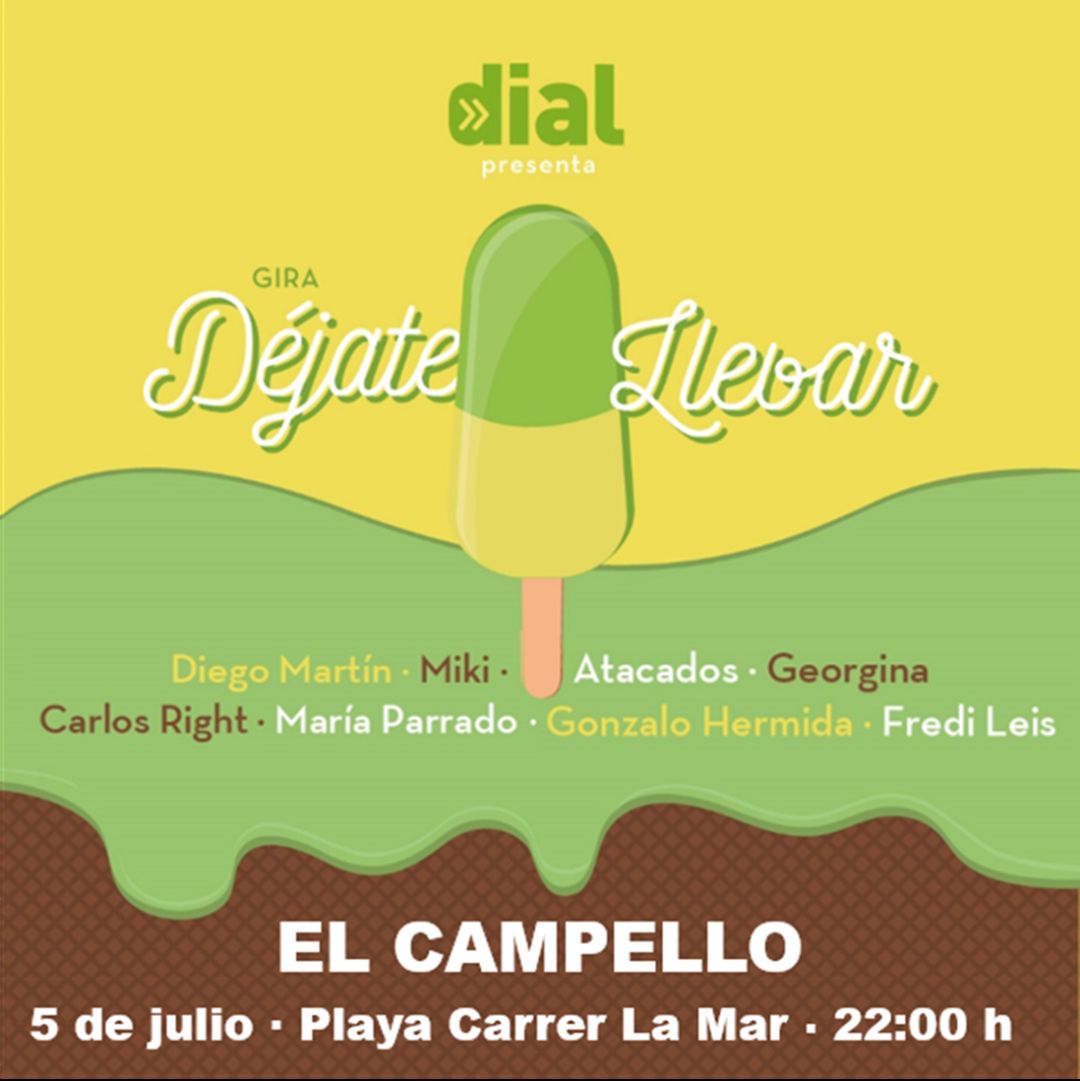 Déjate Llevar en El Campello: La gira 'Déjate Llevar' de Cadena Dial por primera vez en El Campello Déjate Llevar en El Campello: La gira 'Déjate Llevar' de Cadena Dial por primera vez en El Campello