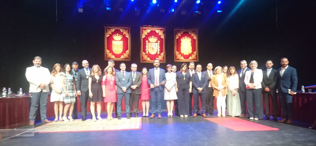 Los concejales electos en Valdemoro, con el alcalde Sergio Parra en el centro Los concejales electos en Valdemoro, con el alcalde Sergio Parra en el centro