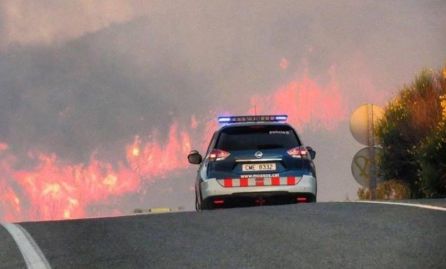 La magnitud del incendio de La Ribera d'Ebre (Tarragona). La magnitud del incendio de La Ribera d'Ebre (Tarragona).